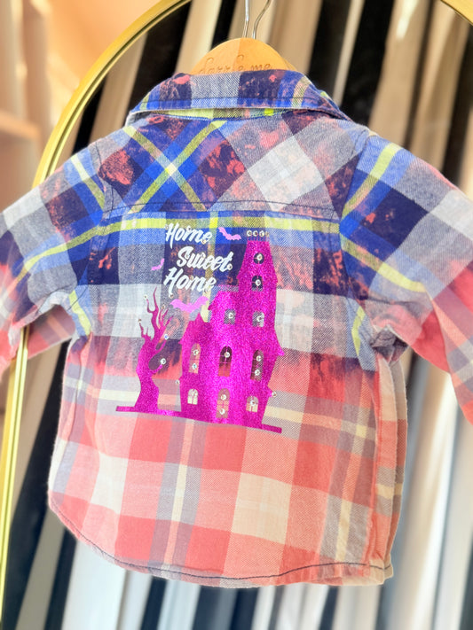 Halloween Home Sweet Home Flannel 12 MO