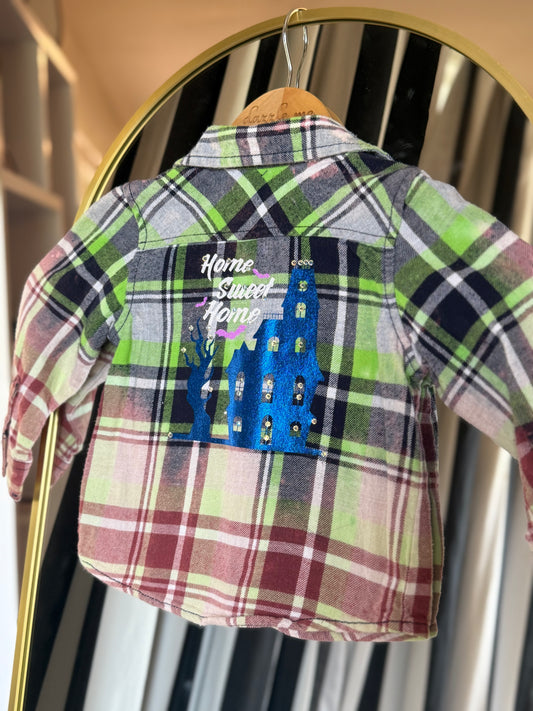 Halloween Home Sweet Home Flannel 12 MO