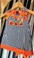 Halloween Pumpkin Smocked Dress