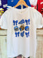 Blue & White Bow Spirit Tee