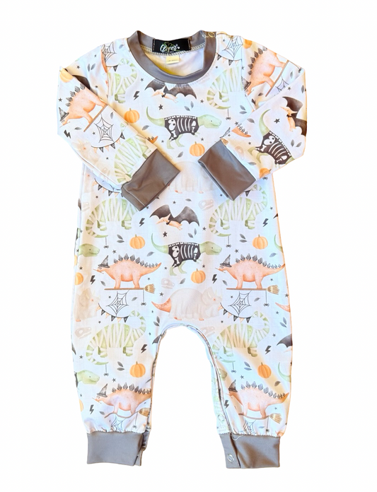 Halloween Boys Spooky Dino Romper