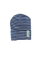 ILY Bean White And Blue Stripe Hat