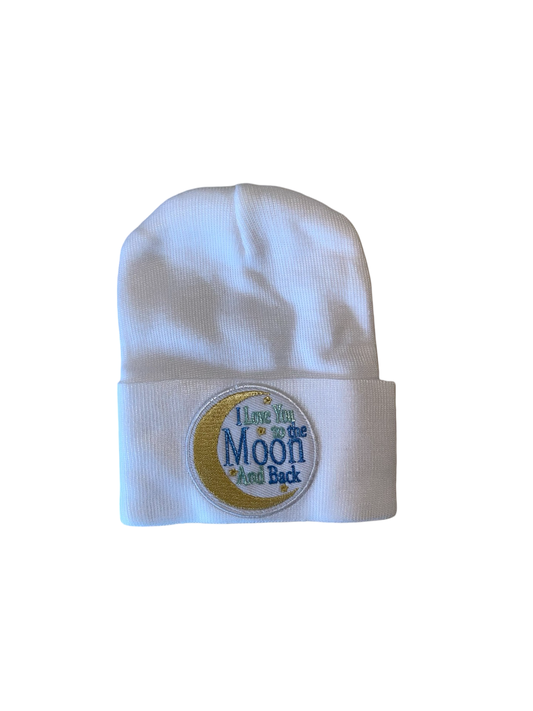 ILY Bean " I love You To The Moon And Back" Hat