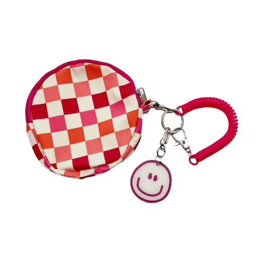 The Karma Collection Checkered Mini Pouch