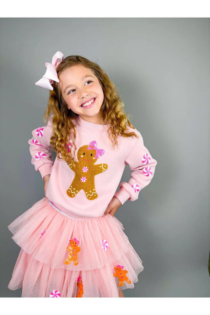 Christmas Gingerbread & Candy Cane Sweatshirt