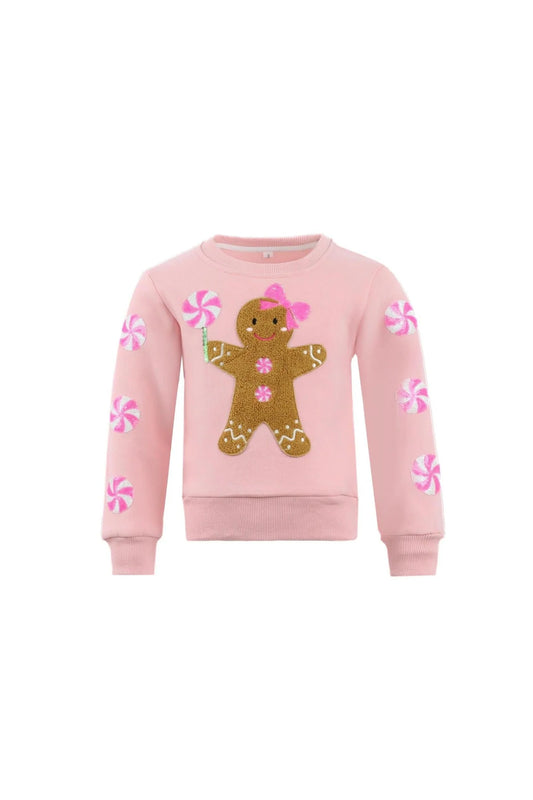 Christmas Gingerbread & Candy Cane Sweatshirt