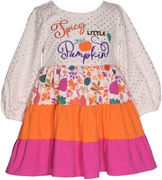 Bonnie Jean Spicy Little Pumpkin Dress