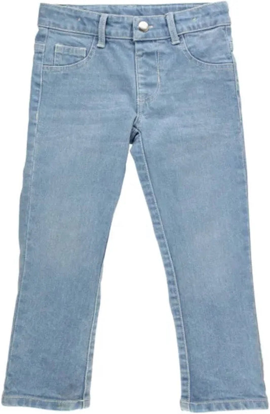 RuffleButts Light Wash Skinny Jeans