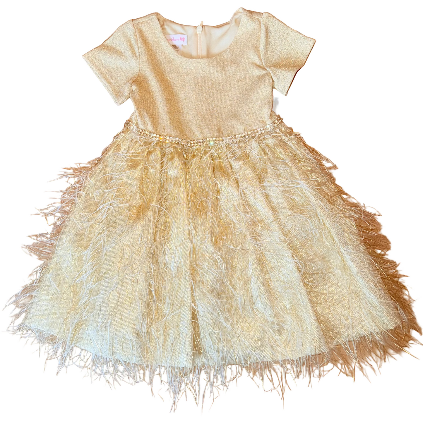 Bonnie Jean Gold Party Dress