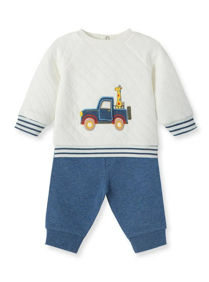 Little Me King of the Road Pants Set
