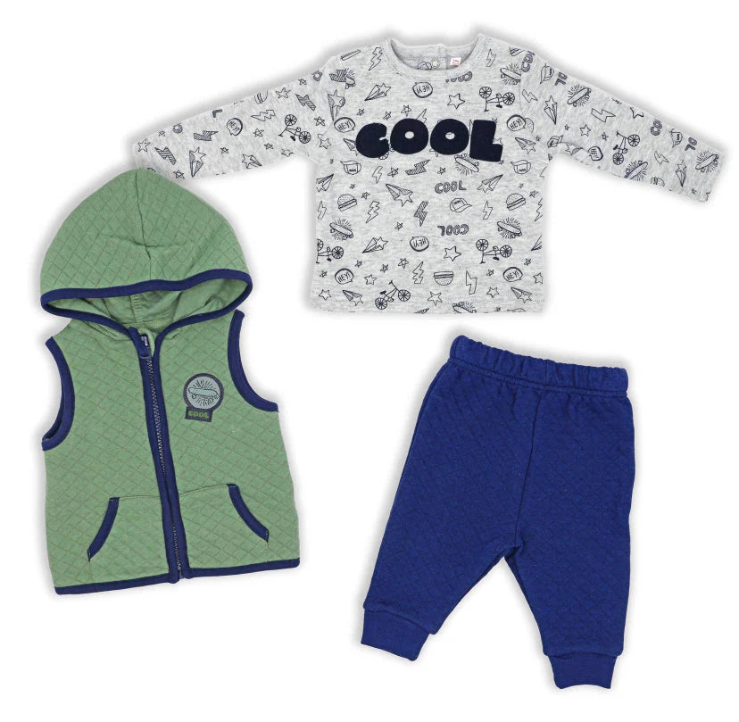Boys 3 Piece "Cool" Set