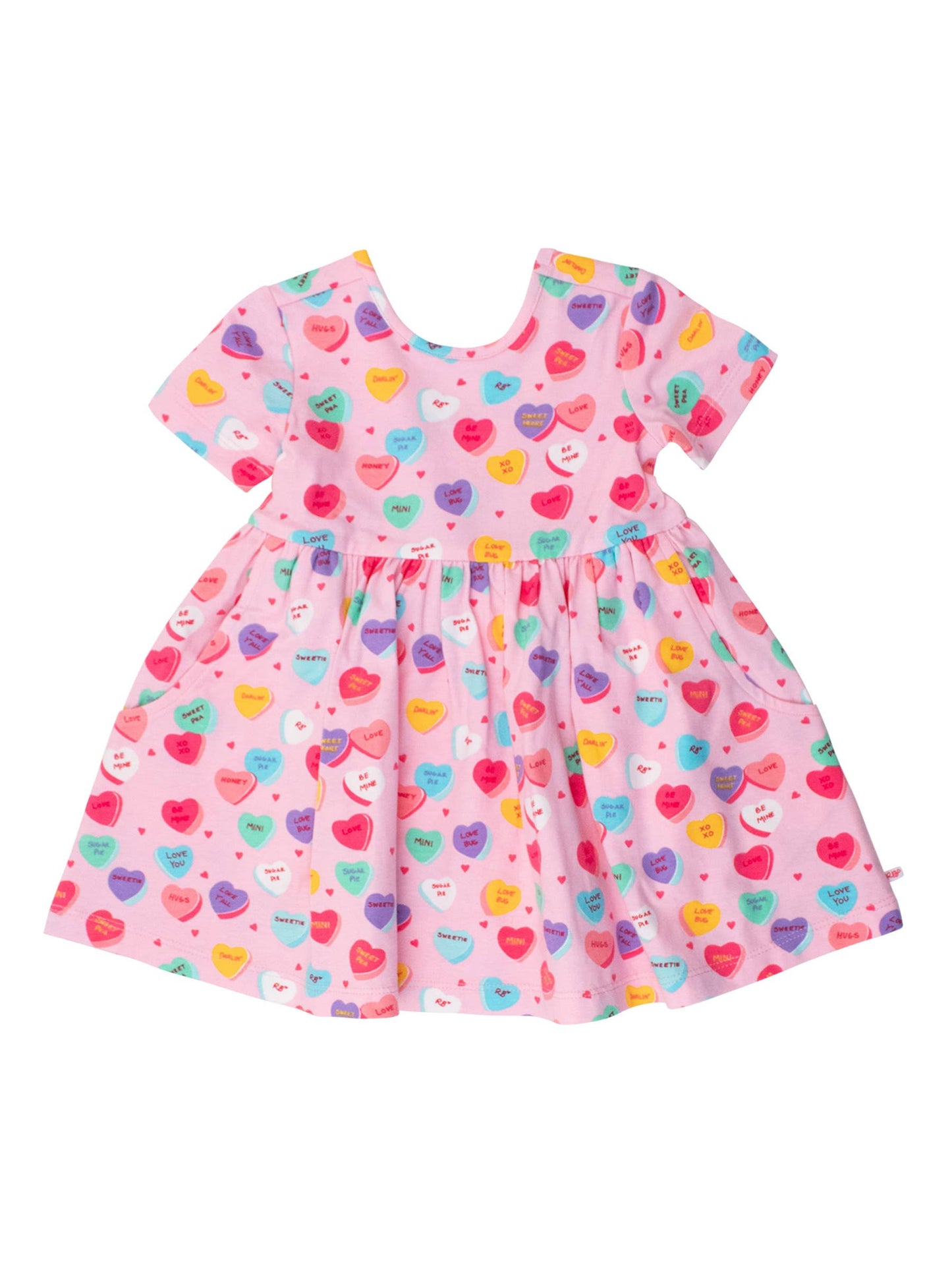 RuffleButts Valentines Be Mine Dress