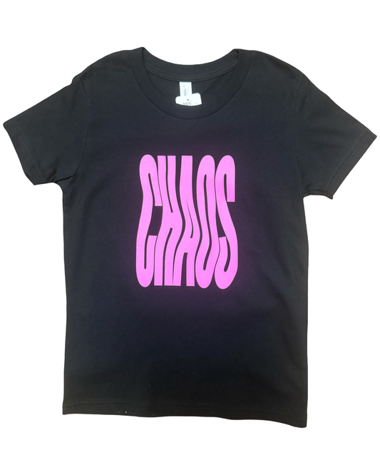 Black & Pink Girls “Chaos” Tee