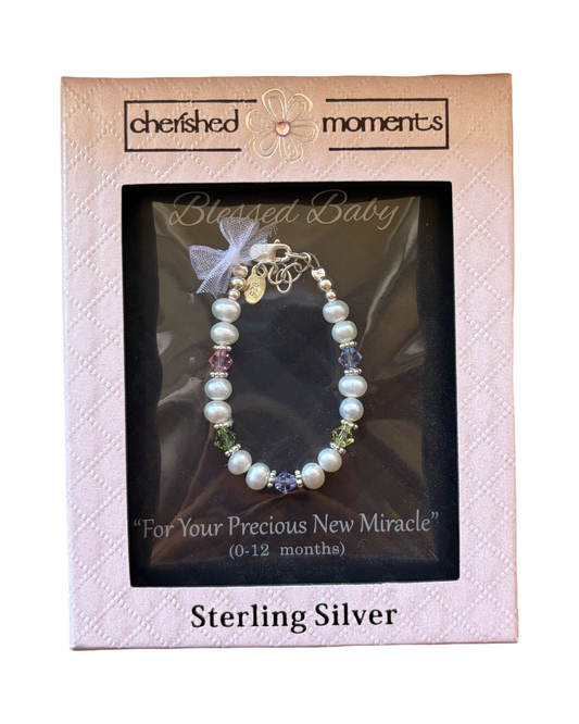 Sadie Solis Registry Cherished Moments Blessed Baby Bracelet