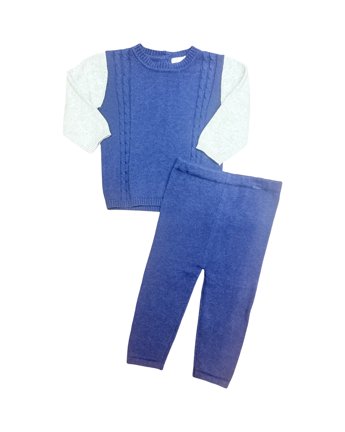 John Parker Lawson Registry Boys Navy Knit Sweater & Pants Set