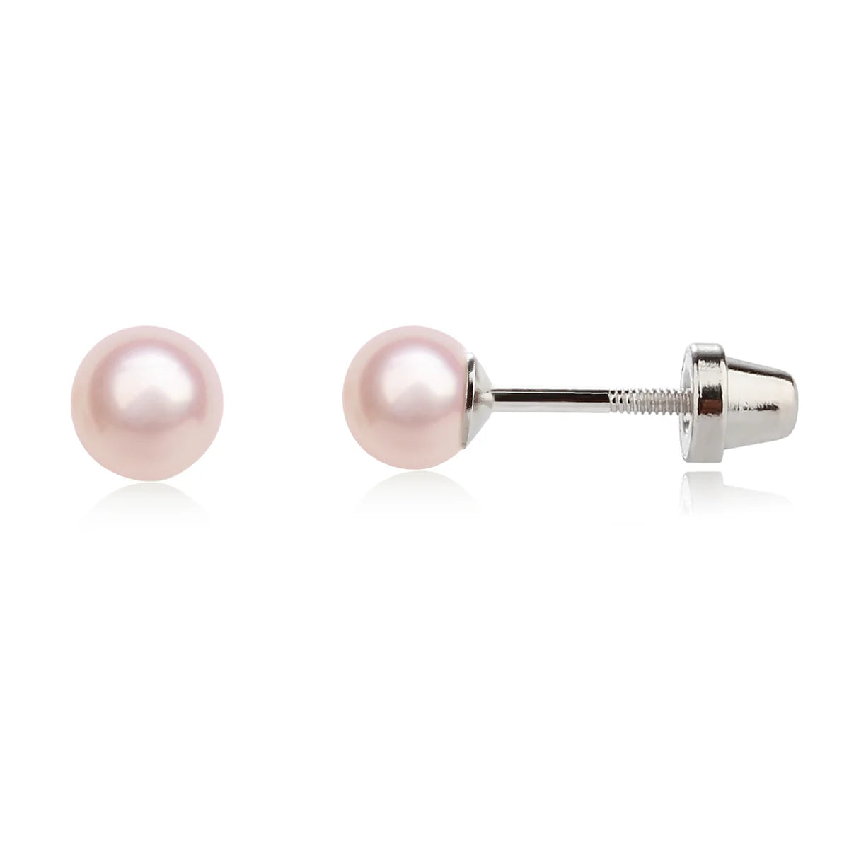 Cherished Moments Pink Pearl Earrings