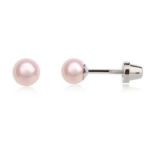 Cherished Moments Pink Pearl Earrings