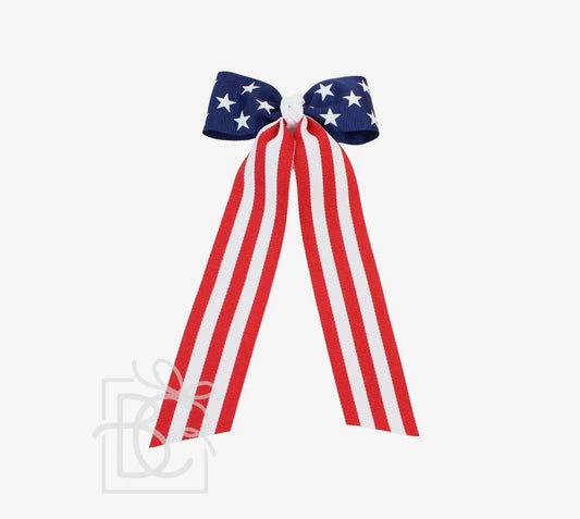 Fourth of July Streamer Bow