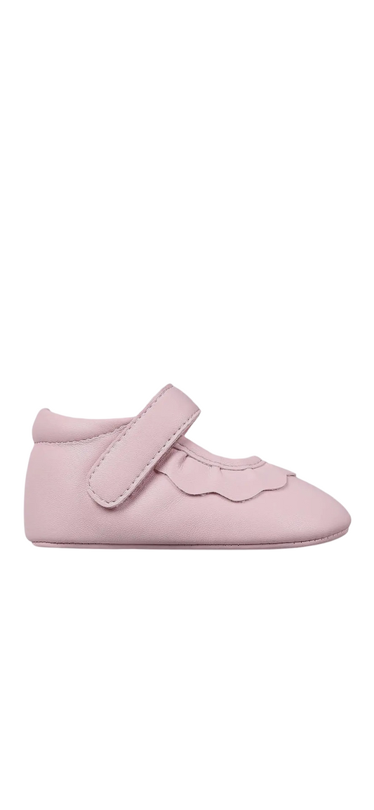 Amina Infant Pink Hook & Loop Shoe