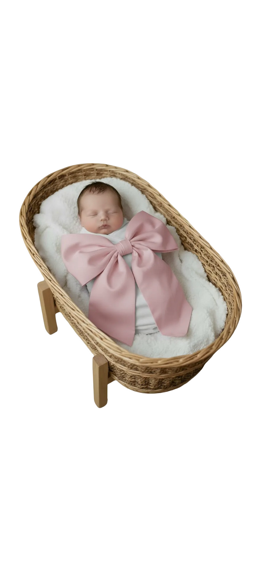 Newborn Swaddle Sash-With Big Bowknot