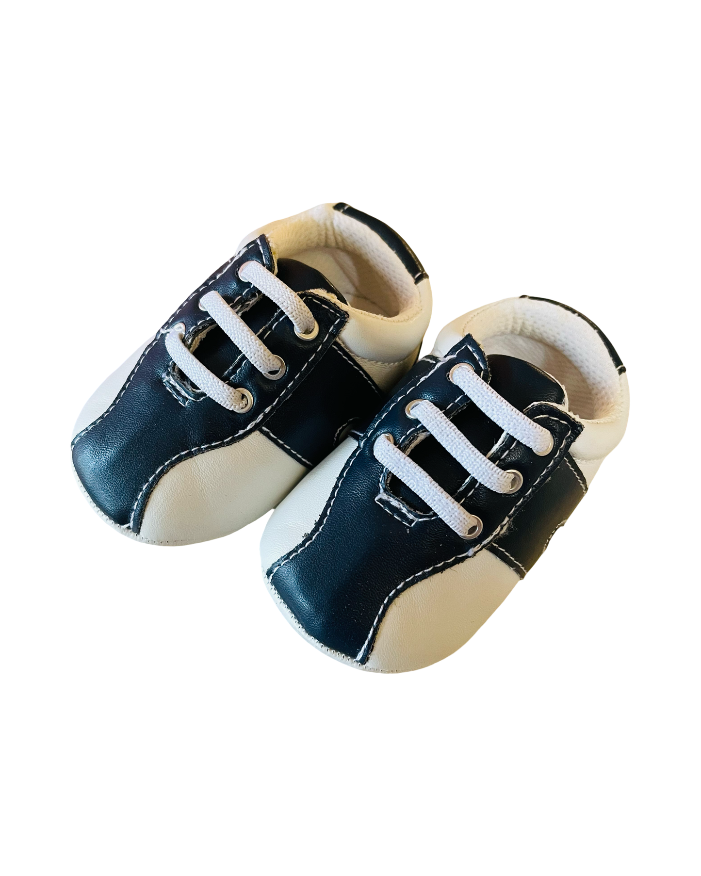 White & Blue Boys Shoes