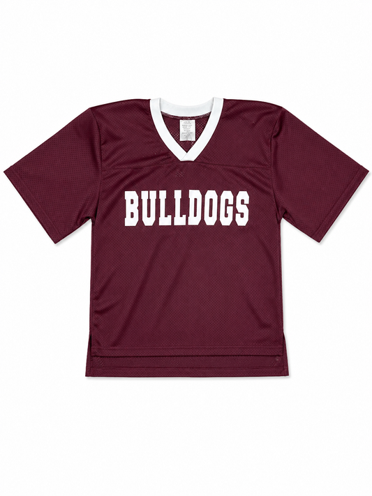 Maroon & White Bulldogs Jersey