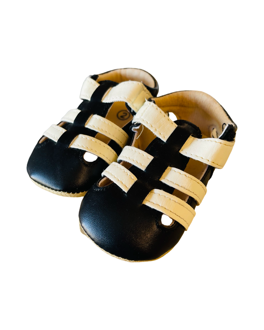 Two Tone Soft Sole Sandals