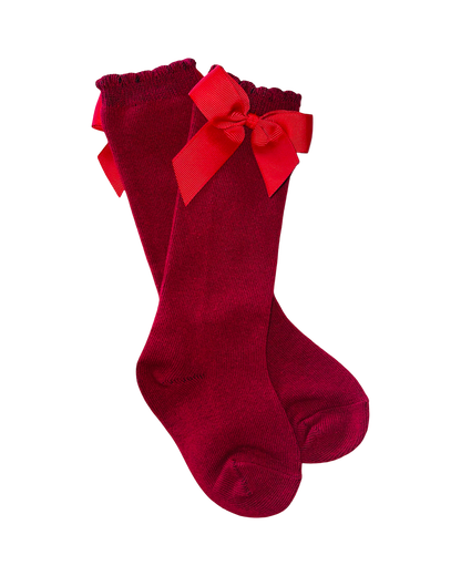 Knee High Socks with Bows