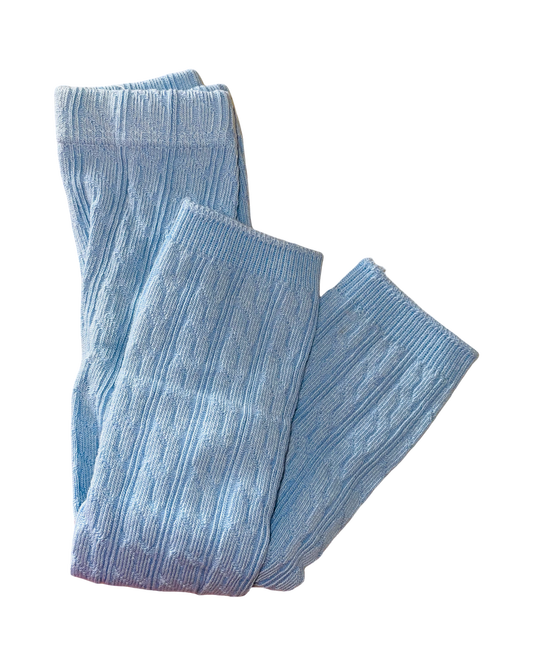 Little Stocking Co. Cable Knit Footless Tights