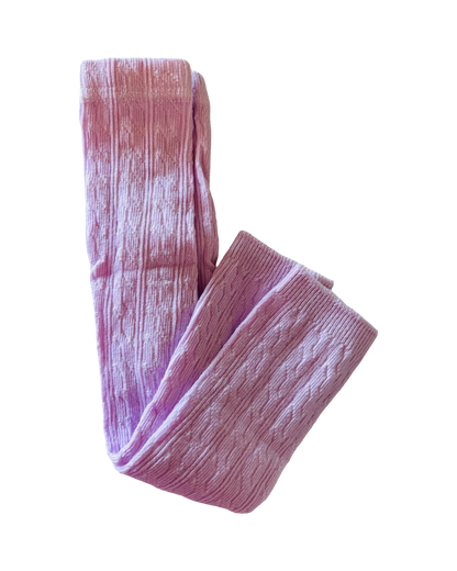 Little Stocking Co. Cable Knit Footless Tights