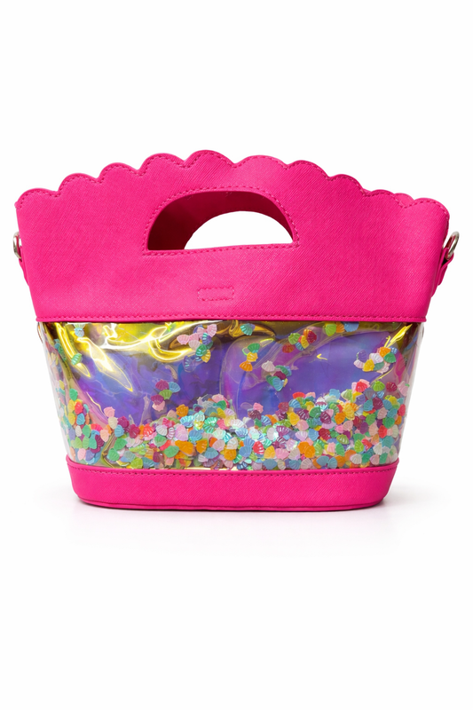 Zomi Gems Pink Confetti Purse