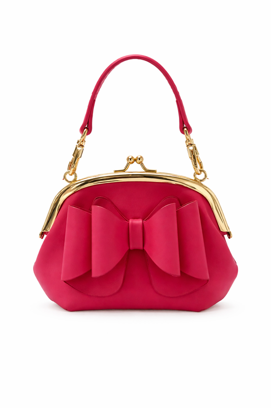 Carrying Kind Mini Bow Purse