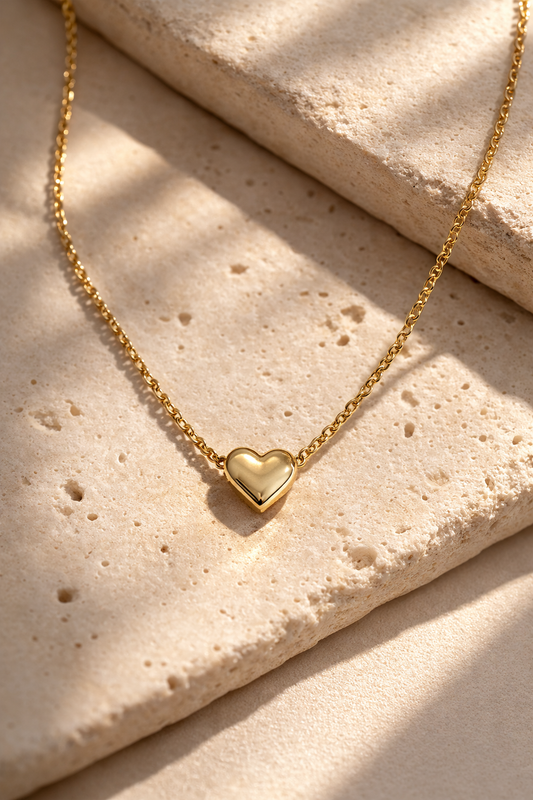 Josslyn Gold Mini Heart Necklace