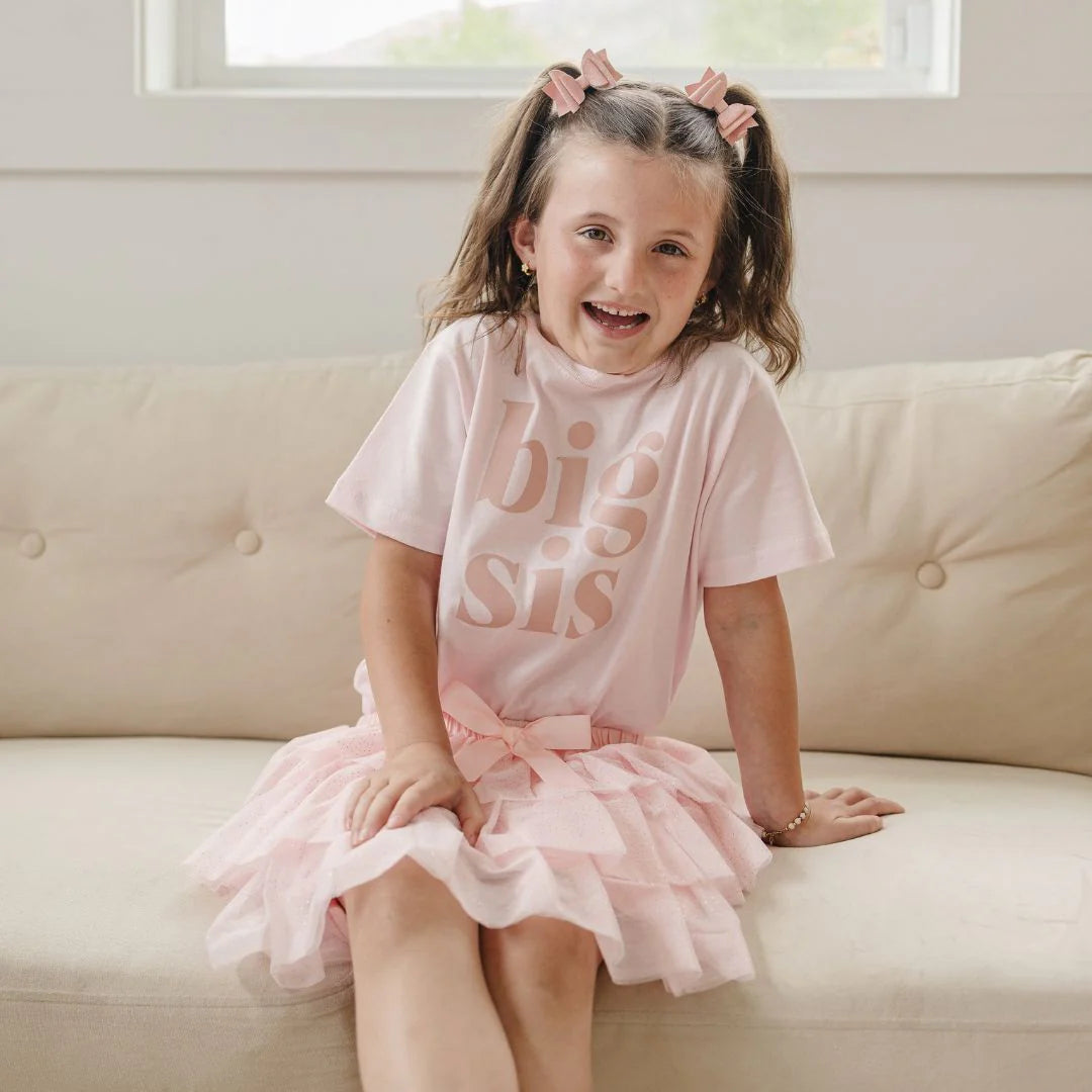 Sweet Wink Big Sis Pink Tee