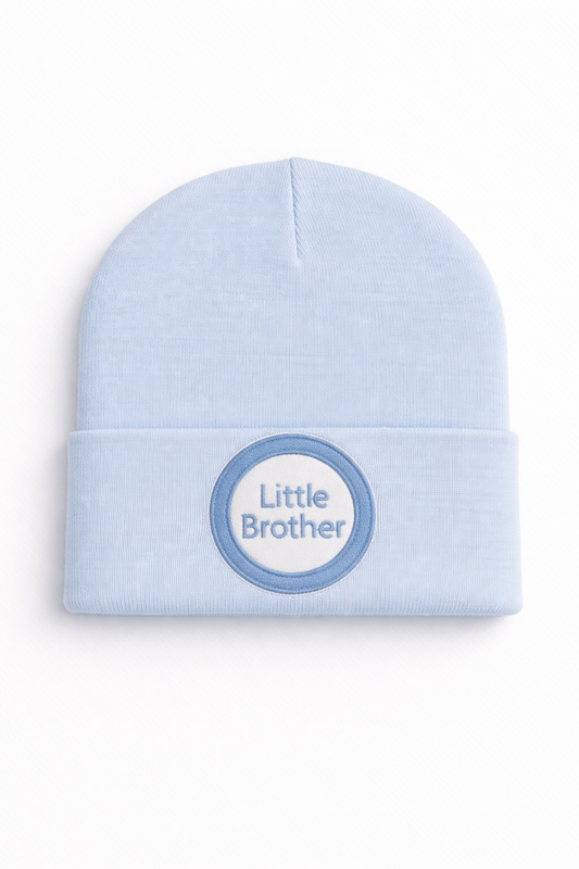 ily Bean LIttle Brother Blue Beanie