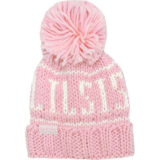 Lil Sis Pink Beanie