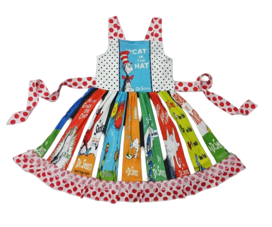Dr. Seuss The Cat in the Hat Strap Twirl Dress