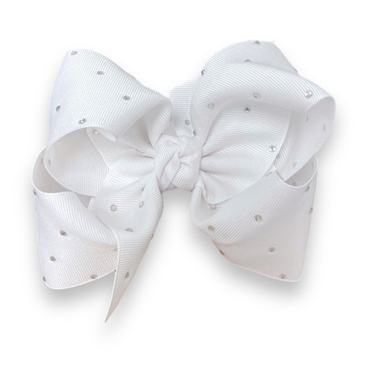 Beyond Creations Rhinestone 5.5" Huge Alligator Clip Bow
