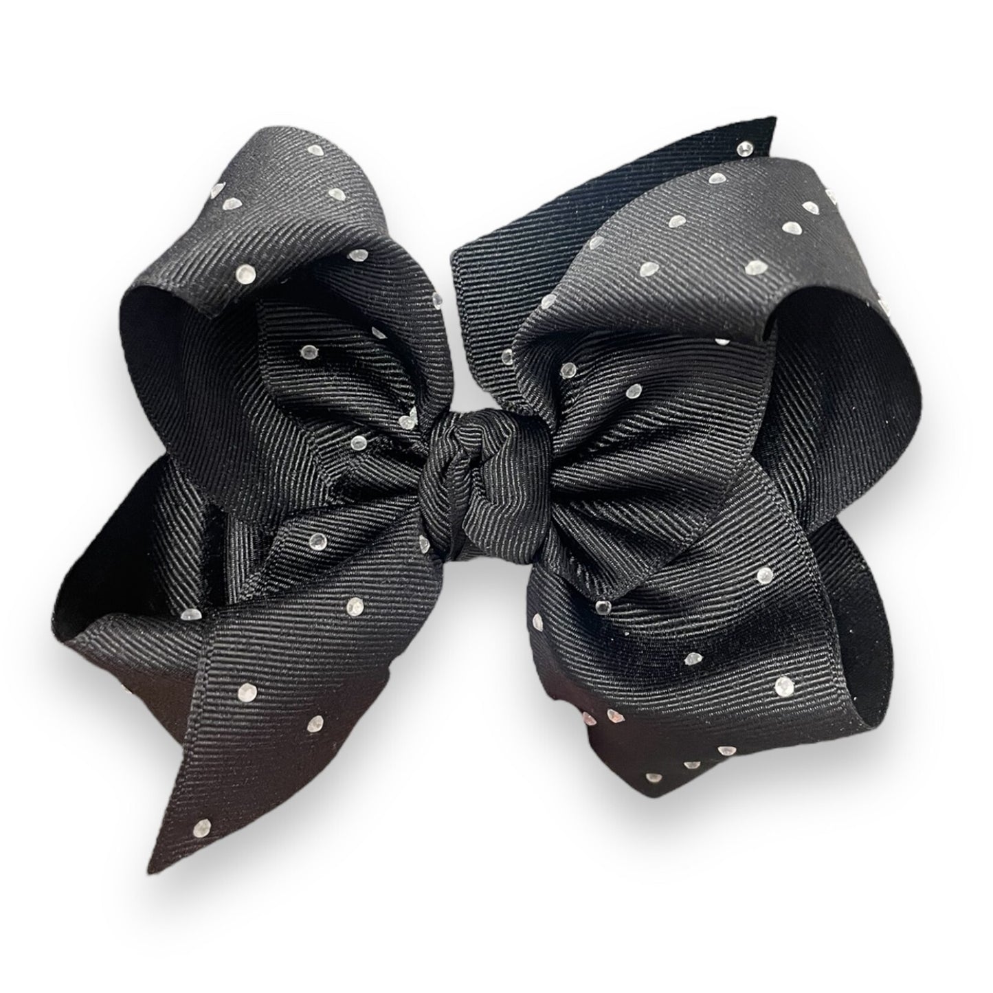 Beyond Creations Rhinestone 5.5" Huge Alligator Clip Bow
