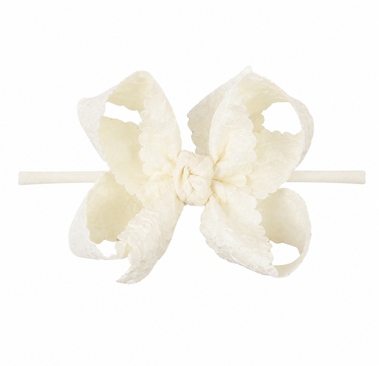 Beyond Creations Scalloped Lace Headband
