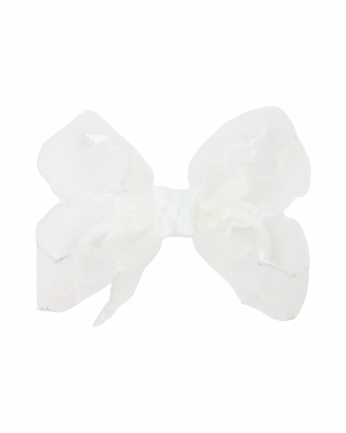 Beyond Creations Scalloped Edge Organza 4.5” Alligator Clip