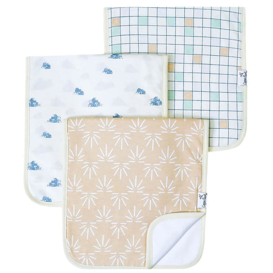 Baby Campbell Registry Copper Pearl 'Sol' Burp Cloth Set