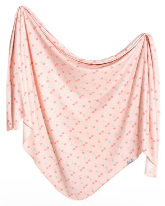 Caroline June Harville Registry Copper Pearl 'Cheery' Swaddle
