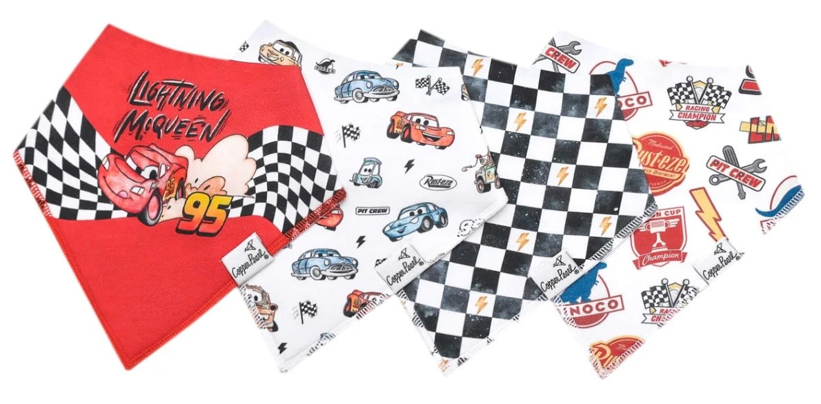 Baby Duffee Registry Copper Pearl Disney Cars Bibs