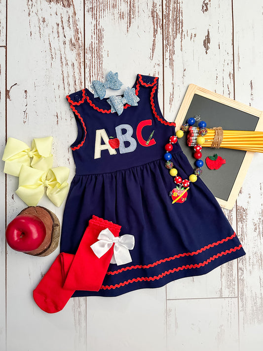 The Hair Bow Company ABC Ric Rac Trim Dress
