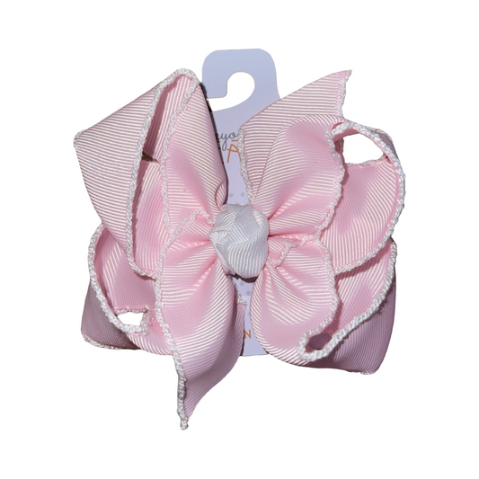 Leighton Pearl Registry Beyond Creations White Trim Bow