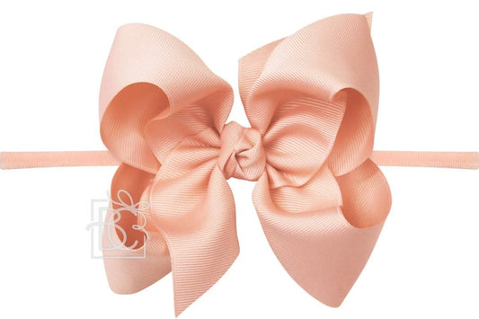 Charlee Ann Registry Beyond Creations 'Light Coral' Bow