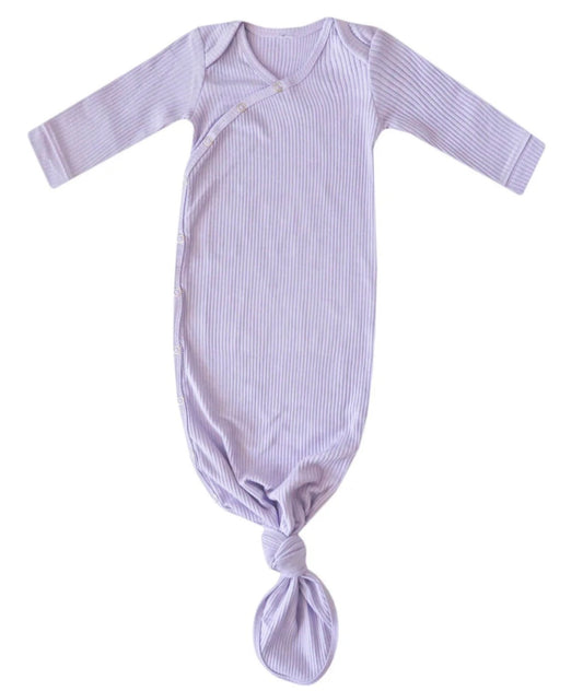 Claire Jean Registry Copper Pearl 'Periwinkle' Knotted Gown