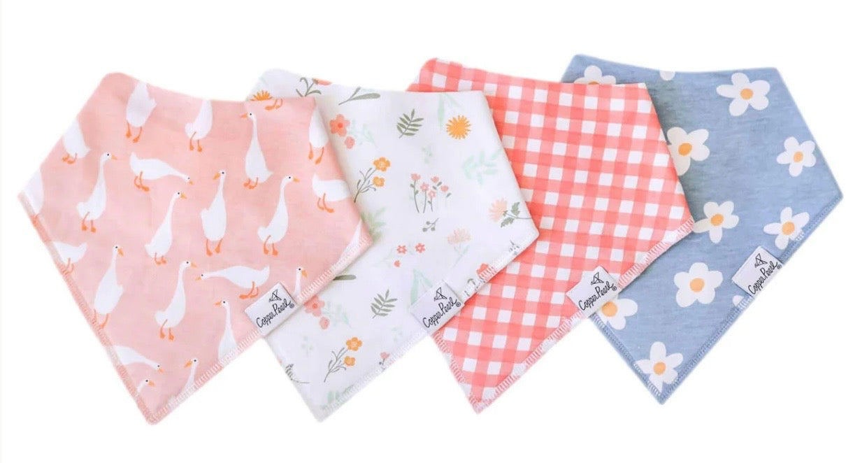 Presley Odom Registry Copper Pearl 'Goosie' Bib Set