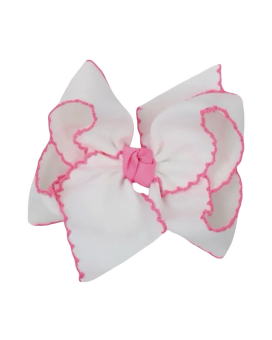 Whitlee Jane Registry Beyond Creations Embroidered Edge Pink Bow
